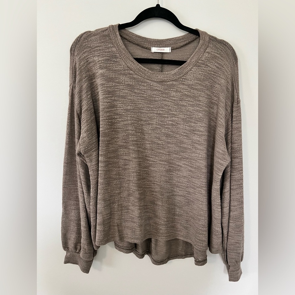 Cherish Taupe Knit Top